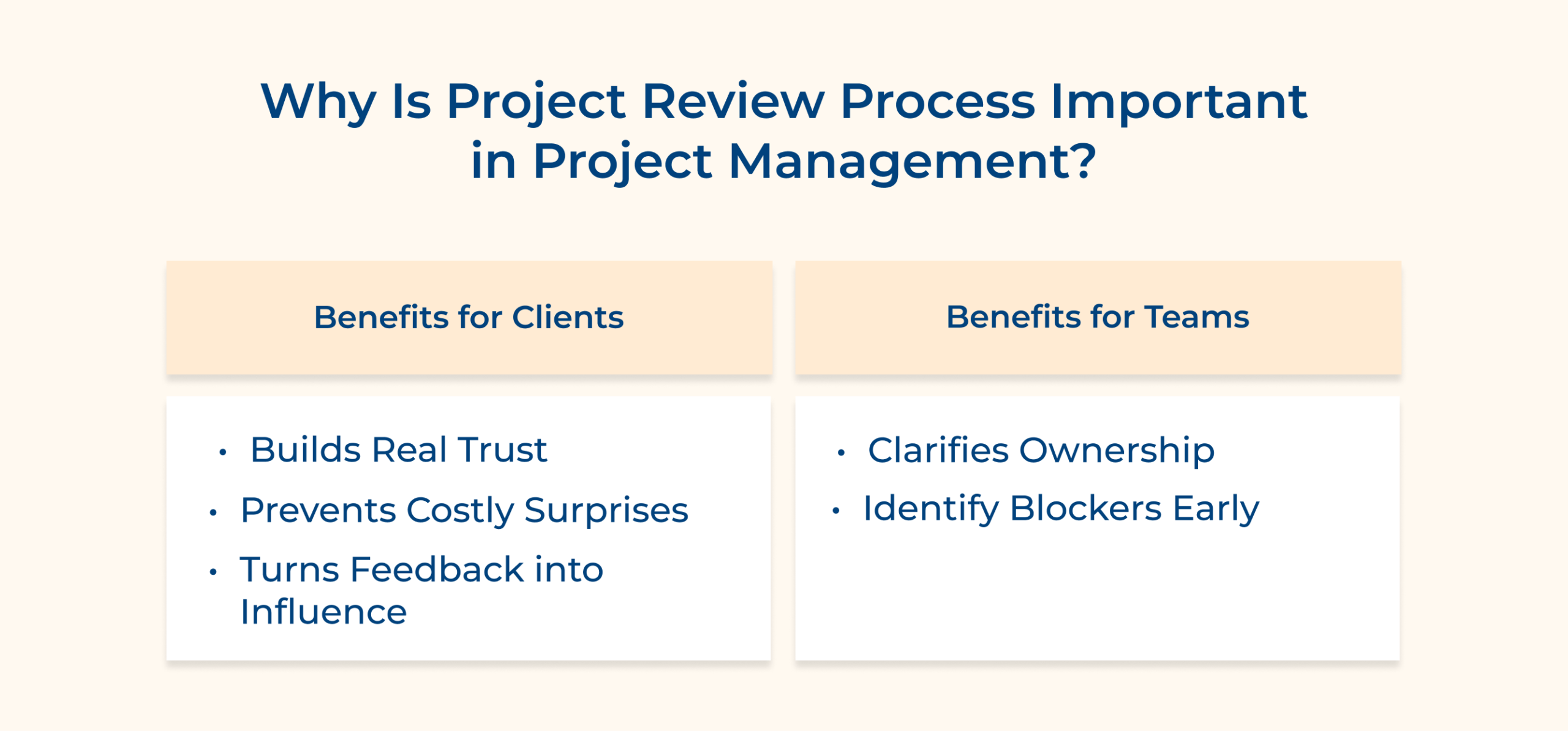 Why is Project Review Process Important in Project Management Why is Project Review Process Important in Project Management